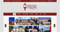 Desktop Screenshot of andalusiachamber.com